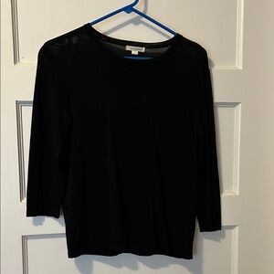 Classic Black Long Sleeve Top